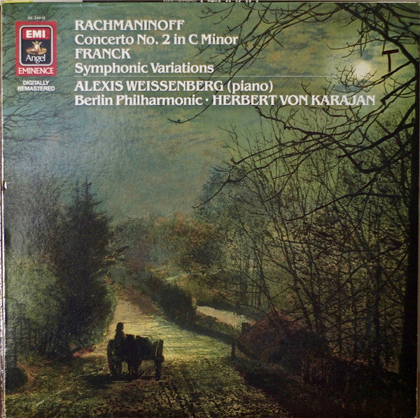 Rachmaninoff - Franck, Alexis Weissenberg, Karajan, Berlin Philharmonic – Concerto No. 2 In C Minor; Symphonic Variations LP