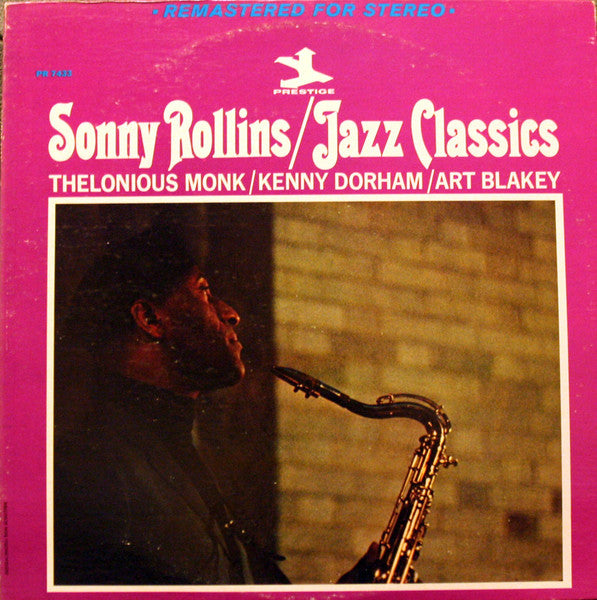 Sonny Rollins – Jazz Classics (Reissue, Remastered, Stereo, Green Label) LP