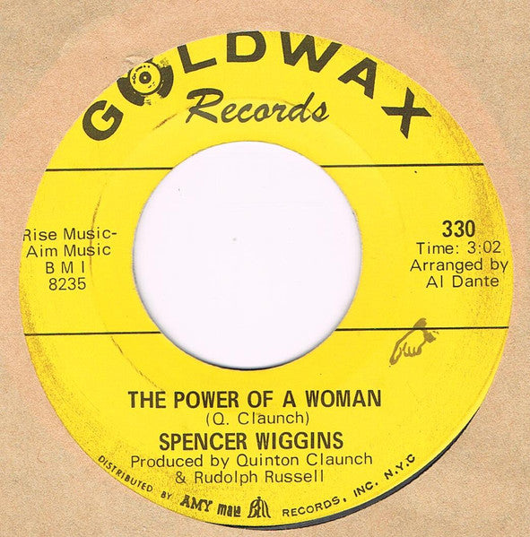 Spencer Wiggins – The Power Of A Woman / Lonely Man 7"