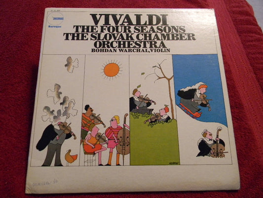 Vivaldi /The Slovak Chamber Orchestra / Bohdan Warchal – The Four Seasons, Op. 8 LP