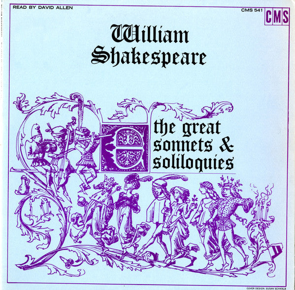 William Shakespeare Read By David Allen – The Great Sonnets & Soliloquies LP