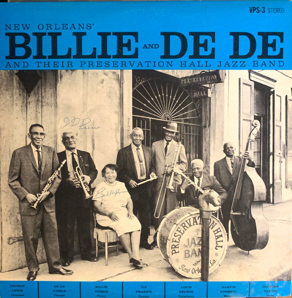 Billie And De De – New Orleans' Billie & De De And Their Preservation Hall Jazz Band LP