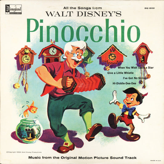 Walt Disney Presents - Pinnochio LP