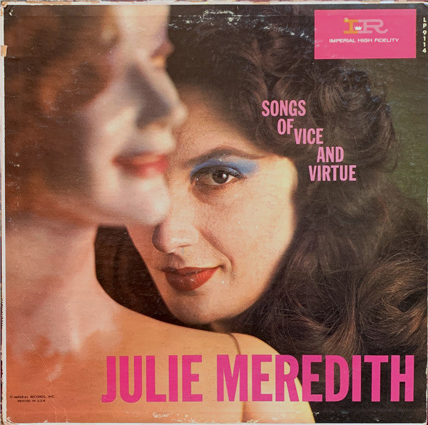 Julie Meredith – Songs of Vice and Virtue LP