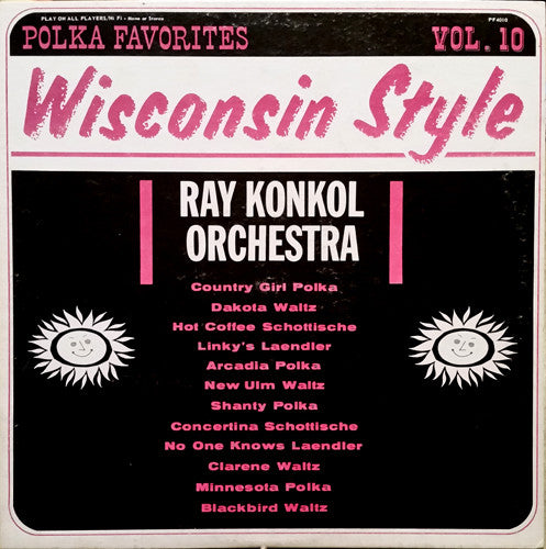 Ray Konkol Orchestra – Polka Favorites Vol. 10 - Wisconsin Style LP