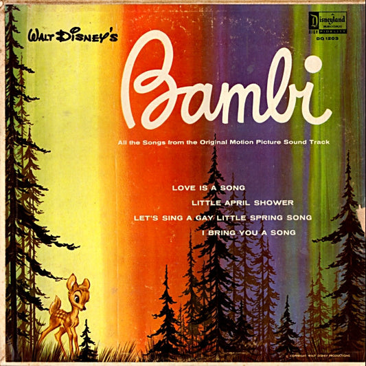 Bambi - Songs From The Original Motion Picture Soundtrack LP