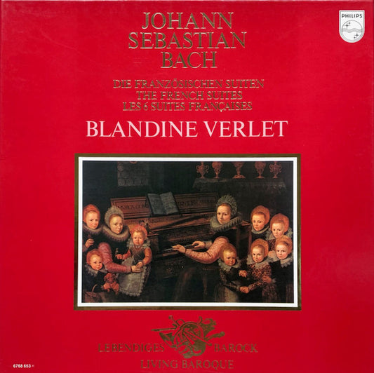 Bach / Blandine Verlet ‎– Die Französischen Suiten = The French Suites (2LP)