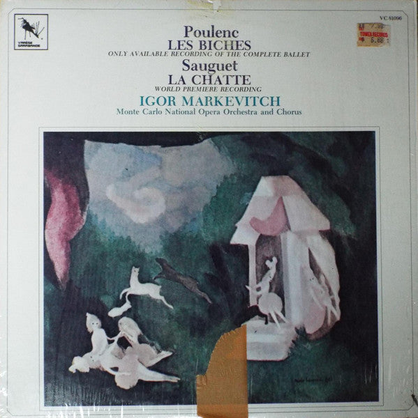 Francis Poulenc, Henri Sauguet, Igor Markevitch, Orchestre National De L'Opéra De Monte-Carlo – Poulenc-Les Biches, Sauguet-La Chatte LP