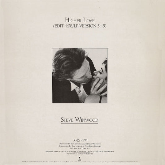 Steve Winwood – Higher Love 12"
