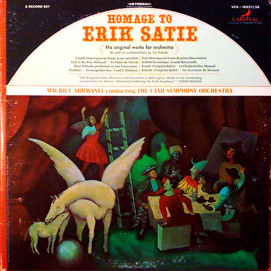 Erik Satie, Maurice Abravanel Conducting The Utah Symphony Orchestra – Homage To Erik Satie 2LP