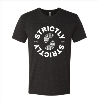 Strictly Discs T-Shirt - Vinyl Black