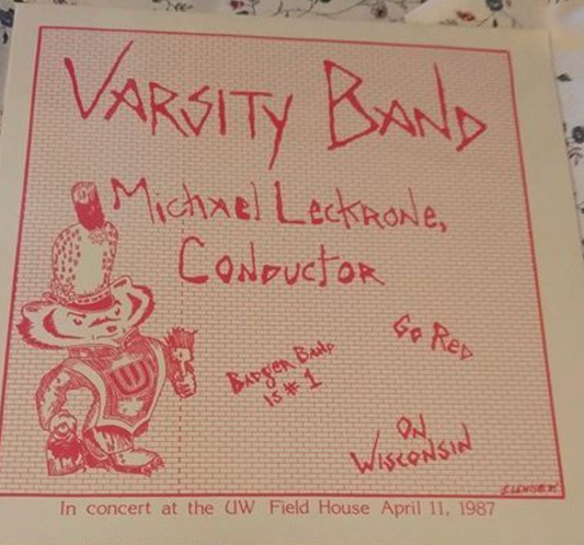 University of Wisconsin Varsity Band - April 11, 1987 LP