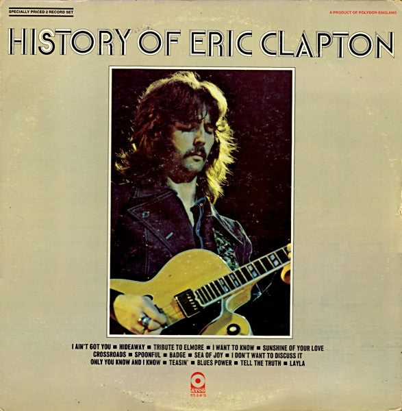 Eric Clapton - History of Eric Clapton LP