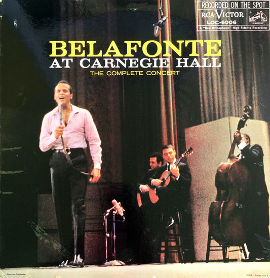 Harry Belafonte - At Carnegie Hall LP