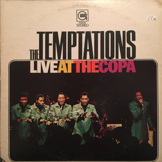 The Temptations - Live At The Copa LP
