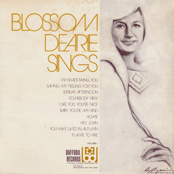Blossom Dearie – Blossom Dearie Sings, Volume I LP