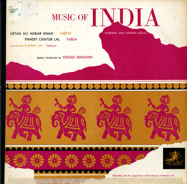 Ustad Ali Akbar Khan & Pandit Chatur Lal  – Music Of India: Morning And Evening Rāgas LP