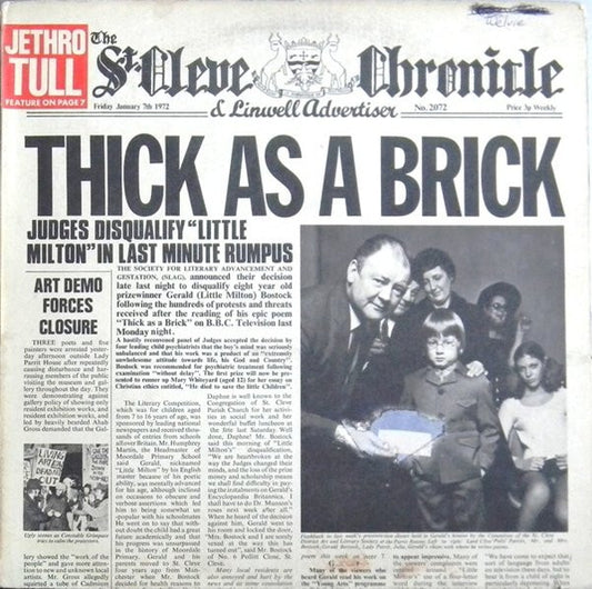 Jethro Tull - Thick As A Brick LP