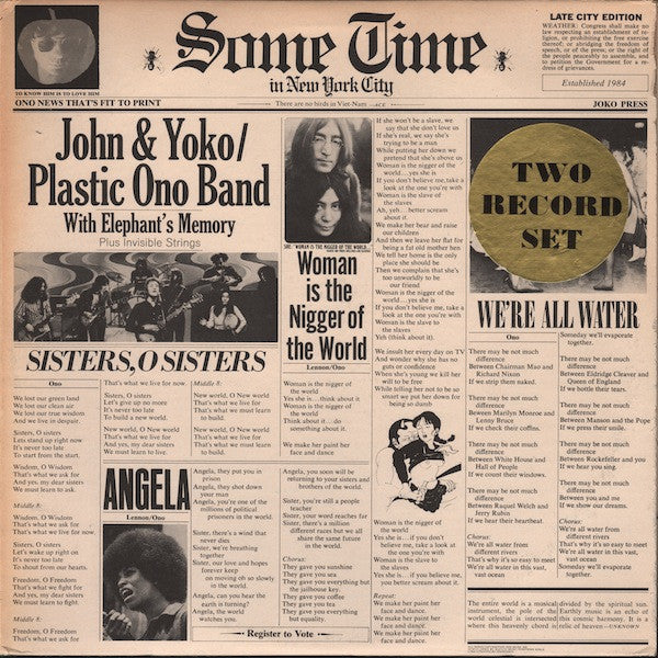 John Lennon - Some Time In New York City LP