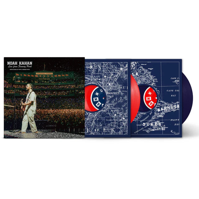 Noah Kahan - Live From Fenway Park - Indie Exclusive Red & Blue Vinyl