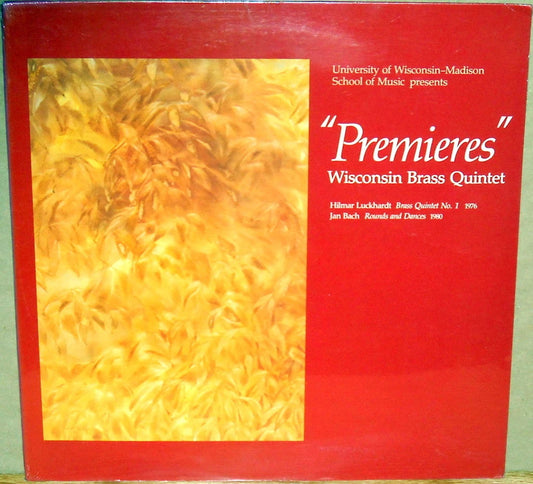 Wisconsin Brass Quintet - 'Premieres' LP