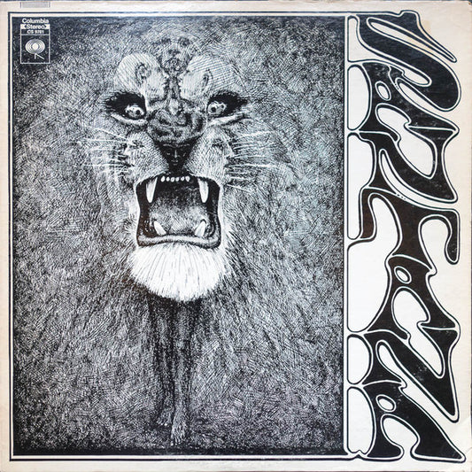 Santana - S/T (Black & White Lion) LP