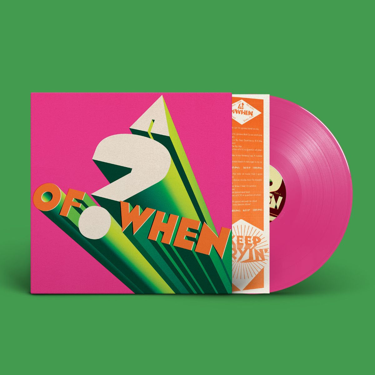 Panda Bear & Sonic Boom - A ? of WHEN (pink biovinyl)