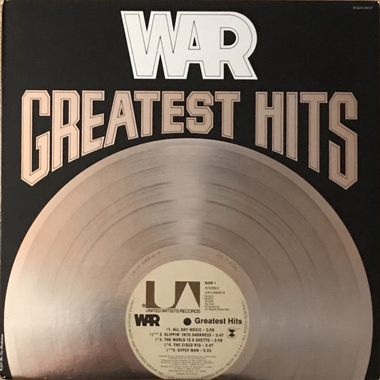 War - Greatest Hits 1976 LP