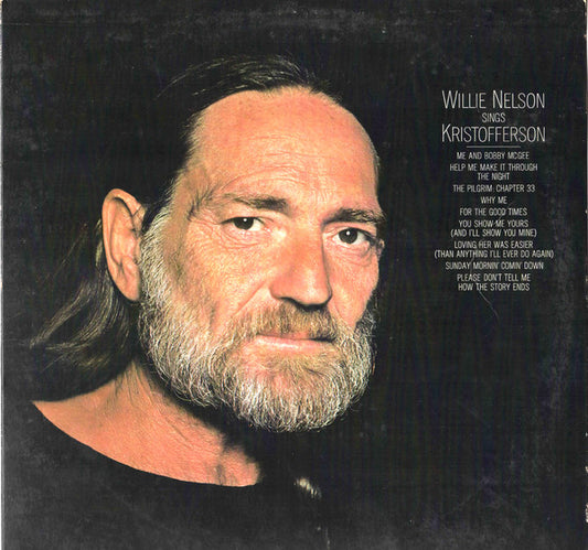 WIllie Nelson - Willie Nelson Sings Kris Kristofferson LP